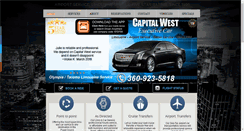 Desktop Screenshot of capitalwestlimo.com